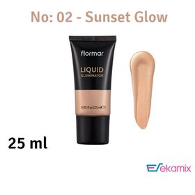 Flormar Liquid illuminator 25 ml No:02 Sunset Glow Likit Aydınlatıcı