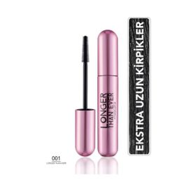 Flormar Longer Than Ever Uzun Görünüm Veren 10 gr 001 Black Maskara