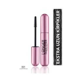 Flormar Longer Than Ever Uzun Görünüm Veren 10 gr 001 Black Maskara