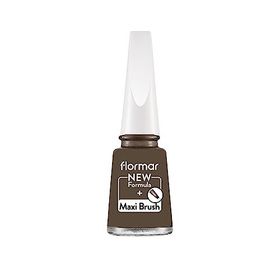 Flormar Nail Enamel 428 Hot Chocolate Klasik Parlak Bitişli Yüksek Pigmentli Oje