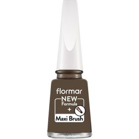 Flormar Nail Enamel 428 Hot Chocolate Klasik Parlak Bitişli Yüksek Pigmentli Oje