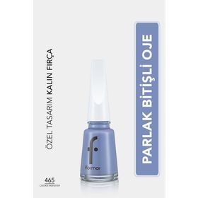 Flormar Nail Enamel 465 Cookie Monster Mavi Parlak Oje