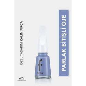 Flormar Nail Enamel 465 Cookie Monster Mavi Parlak Oje