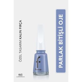 Flormar Nail Enamel 465 Cookie Monster Mavi Parlak Oje