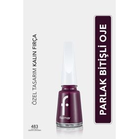 Flormar Nail Enamel 483 Queen Zenobia Klasik Parlak Bitişli Yüksek Pigmentli Oje