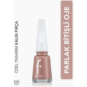 Flormar Nail Enamel 510 Agate Klasik Parlak Bitişli Yüksek Pigmentli Oje