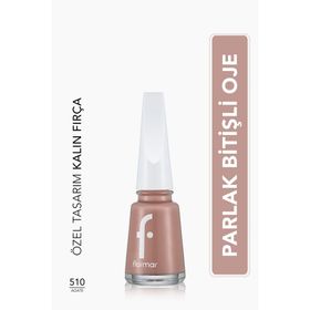 Flormar Nail Enamel 510 Agate Klasik Parlak Bitişli Yüksek Pigmentli Oje
