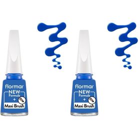 Flormar Nail Enamel Navy Blue 487 2'li Oje