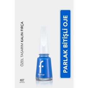 Flormar Nail Enamel Navy Blue 487 Oje