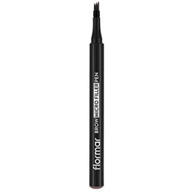 Flormar No:002 Medium Brown Brow Micro Filler Fırça Uçlu Likit Kaş Kalemi
