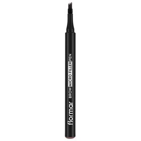 Flormar No:002 Medium Brown Brow Micro Filler Fırça Uçlu Likit Kaş Kalemi