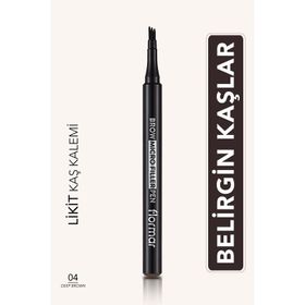 Flormar No:004 Deep Brown Brow Micro Filler Fırça Uçlu Likit Kaş Kalemi