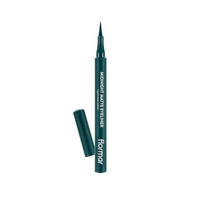 Flormar No:004 Green Matte Ekstra Mat Bitişli Yoğun Siyah Esnek Keçe Uçlu Kalem Eyeliner