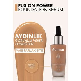 Flormar No:SF01 Rose Fusion Power Serum Fondöten