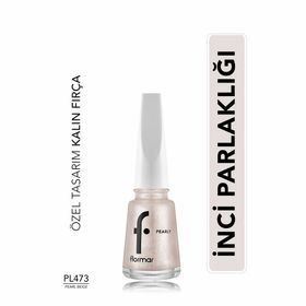 Flormar Pearly PL473 Pearly Beige Yoğun Pigmentli ve Sedef Yansımalı Oje