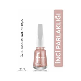 Flormar Pearly PL475 Champagne Blush Yoğun Pigmentli ve Sedef Yansımalı Oje