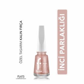 Flormar Pearly PL475 Champagne Blush Yoğun Pigmentli ve Sedef Yansımalı Oje