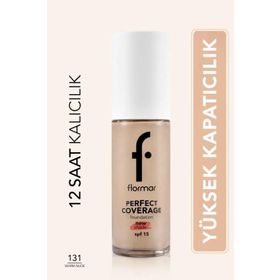 Flormar Perfect Coverage 131 Warm Nude Yoğun Kapatıcı Su Bazlı Fondöten