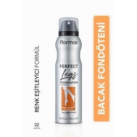 Flormar Perfect Legs 02 Medium Sprey Bacak Fondöteni