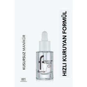 Flormar Quick Dry 001 Snow White Hızlı Kuruyan Yoğun Pigmentli Oje