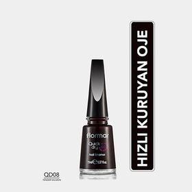 Flormar Quick Dry 008 Tender Salmon Hızlı Kuruyan Yoğun Pigmentli Oje