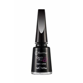 Flormar Quick Dry Nail Enamel QD10 Black Minimalism Oje