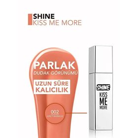 Flormar Shine Kiss Me More No: 02 Ekstra Kalıcı Likit Parlak Ruj