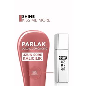 Flormar Shine Kiss Me More No: 05 Ekstra Kalıcı Likit Parlak Ruj