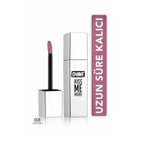 Flormar Shine Kiss Me More No: 08 Ekstra Kalıcı Likit Parlak Ruj