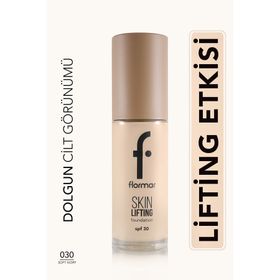 Flormar Skin Lifting Yaşlanma Karşıtı Bakım Yapan Kremsi Dokulu SPF 30 30 ml 030 Soft Ivory Fondöten