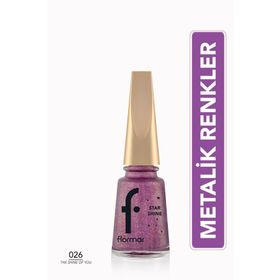 Flormar Star Shine 026 Metalik Parlak Oje
