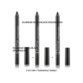 Flormar Ultra Black 3 Adet Eyeliner Pen
