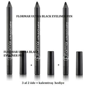 Flormar Ultra Black 3 Adet Eyeliner Pen