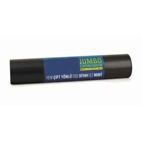 Flosoft FT492 71 Micron Dökme Jumbo 80x110 cm 20'li Çöp Poşeti