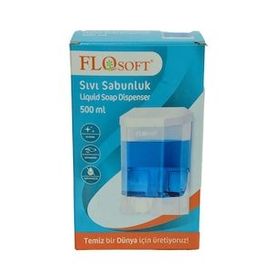 Flosoft Şeffaf Renk 500 ml Sıvı Sabunluk ve Şampuan Makinası