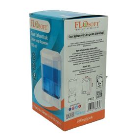 Flosoft Şeffaf Renk 500 ml Sıvı Sabunluk ve Şampuan Makinası
