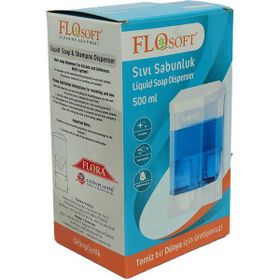 Flosoft Şeffaf Renk 500 ml Sıvı Sabunluk ve Şampuan Makinası