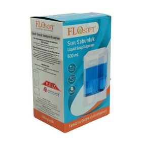 Flosoft Şeffaf Renk 500 ml Sıvı Sabunluk ve Şampuan Makinası
