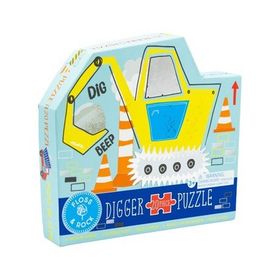 Floss and Rock 20 Parça Construction İnşaat Makinesi Şekilli Yapboz