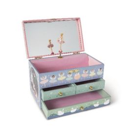 Floss&Rock 3 Çekmeceli Müzikli Enchanted Mücevher Kutusu