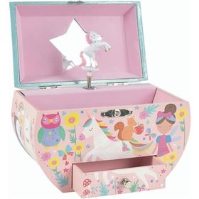 Floss&Rock Rainbow Fairy Müzikli Oval Mücevher Kutusu