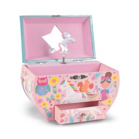 Floss&Rock Rainbow Fairy Müzikli Oval Mücevher Kutusu