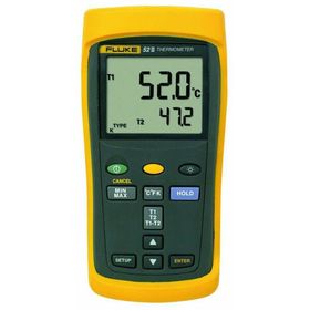 Fluke 52 II - Tek Çift Girişli Dijital Termometre