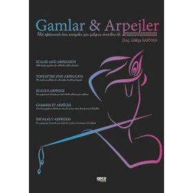 Flüt Için Gamlar ve Arpejler Piyano Eşlikli Örneklerle Gece Kitaplığı