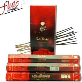 Flute 20 Adet Çubuk Kırmızı Gül Tütsü (6 adet)