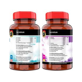 Flx Coenzyme Q-10 100 mg 60 Tablet + Collagen Hydrolyzed Tip-1-2-3 60 Tablet
