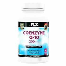 Flx Coenzyme Q-10 200 mg Hyoluronic Acid Resveratrol 90 Tablet