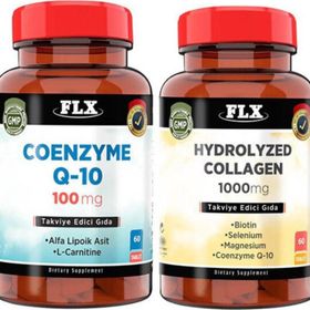 Flx Coenzyme Q10 100 mg 60 Tablet + Hydrolyzed Collagen 1000 mg 60 Tablet