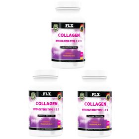 Flx Collagen Hydrolyzed Type 1-2-3 Vitamin C 3x180 Tablet