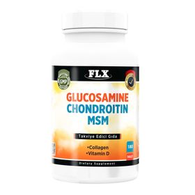 Flx Glucosamine Chondroitin MSM Collagen Vitamin D 180 Tablet